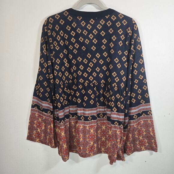 Weekend Suzanne Betro Women's Boho Top. Size 1X. - Picture 9 of 10